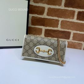 Gucci Gucci Horsebit 1955 wallet with chain 621892 213217