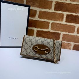 Gucci Gucci Horsebit 1955 wallet with chain 621892 213218