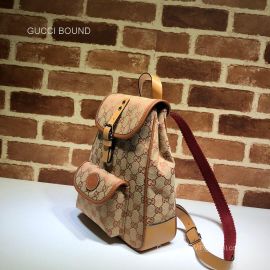 GUCCI Medium NY Yankees GG Canvas Backpack Bag Beige 536724