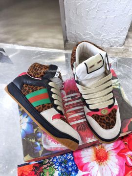 Gucci Screener High Top Suede Sneakers 2191033