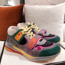 Gucci Ultrapace Unisex Sneaker in Multicolor Suede Calfskin 2191085