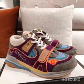 Gucci Ultrapace Unisex Sneaker in Multicolor Suede Calfskin 2191086