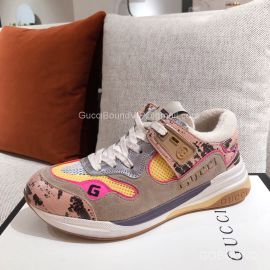 Gucci Ultrapace Unisex Sneaker in Multicolor Suede Calfskin 2191091