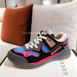 Gucci Ultrapace Unisex Sneaker in Multicolor Suede Calfskin 2191094