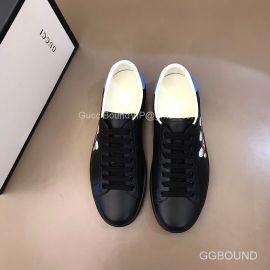 Gucci x Disney Donald Duck Leather Ace Sneakers Black 2191178