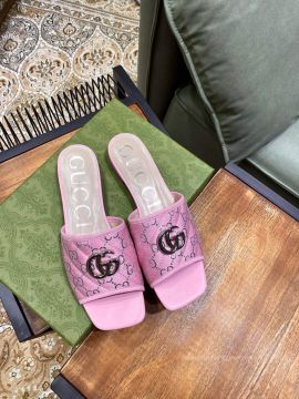 Gucci GG Multicolor Slide Sanadl in Purple 2281168