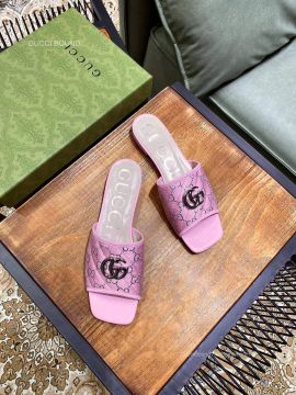 Gucci GG Multicolor Slide Sanadl in Purple 2281168