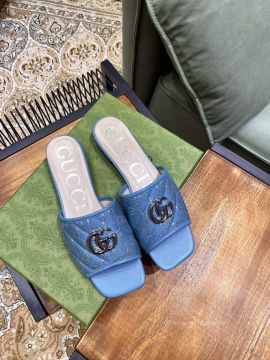 Gucci GG Multicolor Slide Sanadl in Blue 2281169