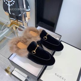 Gucci 2015 Re Edition Princetown Horsebit Velvet Slipper Mules in Black 2281263