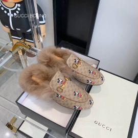 Gucci x Disney Princetown Horsebit GG Slipper Mules in Black 2281264