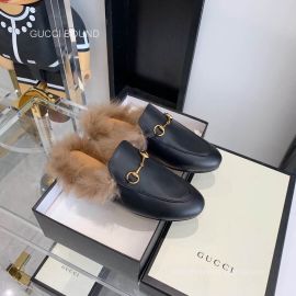 Gucci Vintage Princetown Horsebit Calf Leather Slipper Mules in Black 2281272