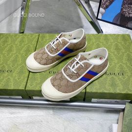 Gucci Tennis 1977 Low Top Sneaker in Beige GG Canvas with Web 2281476