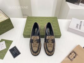 Gucci Jumbo GG Canvas Loafers in Beige 2281551