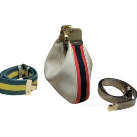 Gucci Attache Small Hobo Shoulder Crossbody Bag in Beige Leather 699409