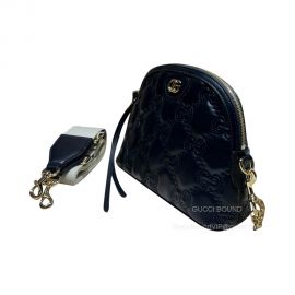 Gucci Black GG Matelasse Leather Shoulder Bag 702229