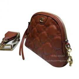 Gucci Red GG Matelasse Leather Shoulder Bag 702229