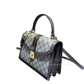 Gucci x Balenciaga The Hacker Project Small Top Handle Shoulder Bag in Beige Canvas Jacquard 680119