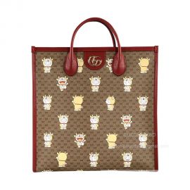 Gucci Tote Bag Gucci x Doraemon Medium Tote Bag 654345