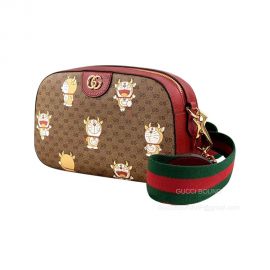 Gucci Shoulder Bag Gucci x Doraemon Small Limited GG Canvas Bag 574886