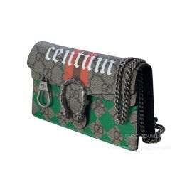 Gucci Shoulder Bag Gucci Dionysus Super Mini Chain Bag in GG Supreme Canvas with Rhombus Print 476432