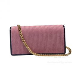 Gucci Wallet on Chain Gucci Horsebit 1955 Purple Corduroy Wallet with Chain 621892