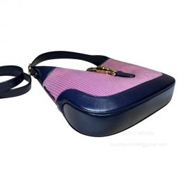Gucci Shoulder Bag Gucci Jackie 1961 Small Hobo Bag in Purple Corduroy 636706