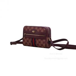 Gucci Shoulder Bag Gucci Ophidia Mini GG Supreme Canvas Shouder Bag with Web 517350