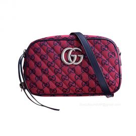Gucci GG Marmont Small Red GG Shoulder Bag 447632