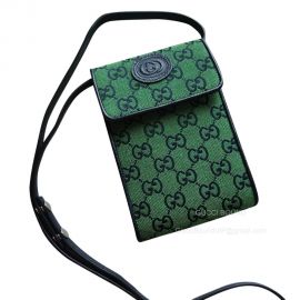 Gucci Green GG Marmont Multicolor Mini Bag 657582