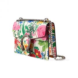 Gucci Dionysus Flora Print Leather Chain Bag 421970