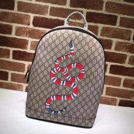 Gucci Snake Print GG Supreme Backpack 419584 Collection