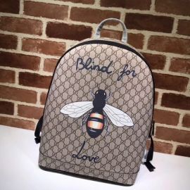 Gucci Bee Print GG Supreme Backpack 419584 Collection