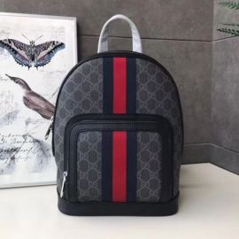 Gucci Small GG Supreme Black Backpack 598102 2020 Collection