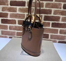 Gucci Diana Small Tote Bag Brown 750396
