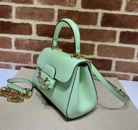 Gucci Horsebit 1955 Mini Bag Mint Green Leather 703848