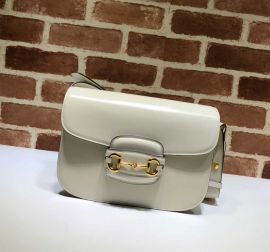 Gucci Horsebit 1955 Shoulder Bag Off White Leather 602204