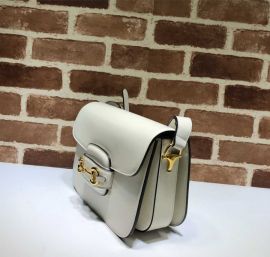 Gucci Horsebit 1955 Shoulder Bag Off White Leather 602204
