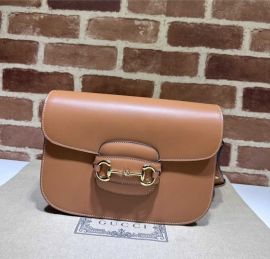 Gucci Horsebit 1955 Shoulder Bag Tan Leather 602204