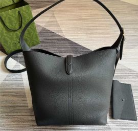 Gucci Jackie 1961 Small Hobo Shoulder Bag Black Leather 763103
