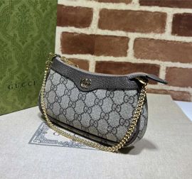 Gucci Ophidia Mini Chain Top Handle Bag Beige GG Supreme Canvas 764960