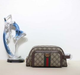 Gucci Ophidia Toiletry Case Travel Bag Beige Brown GG Canvas 751811
