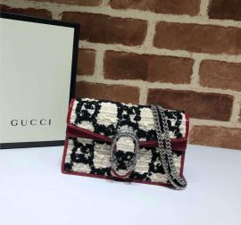 Gucci White Dionysus GG Tweed Small Shoulder Bag 476432