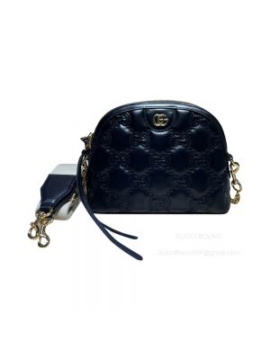 Gucci Black GG Matelasse Leather Shoulder Bag 702229